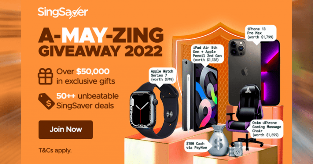 Over ,000 worth of gifts to be given away from now till 25 May 2022