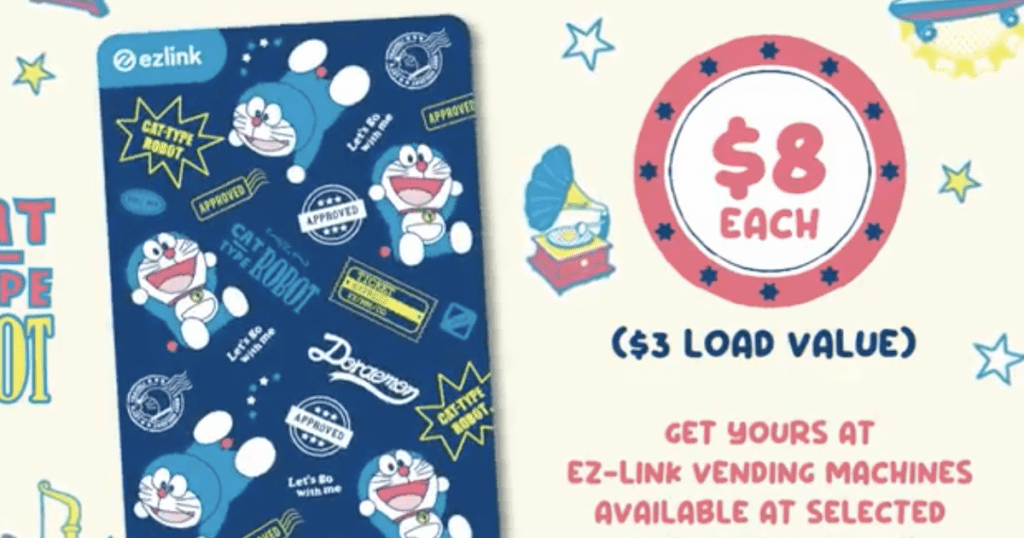 NEW Doraemon EZ-Link Card now available for 