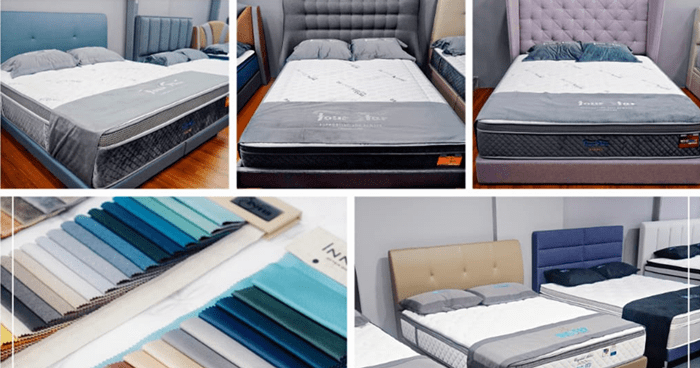 Furniture store is offering free bedframe with purchase of mattress of any size from now till 14 Aug 2022