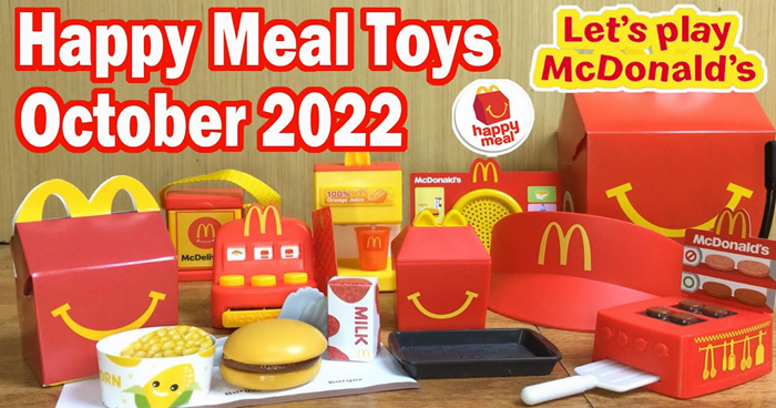 New Happy Meal® Toys Let Your Child Role Plays A McDonald's Service Crew