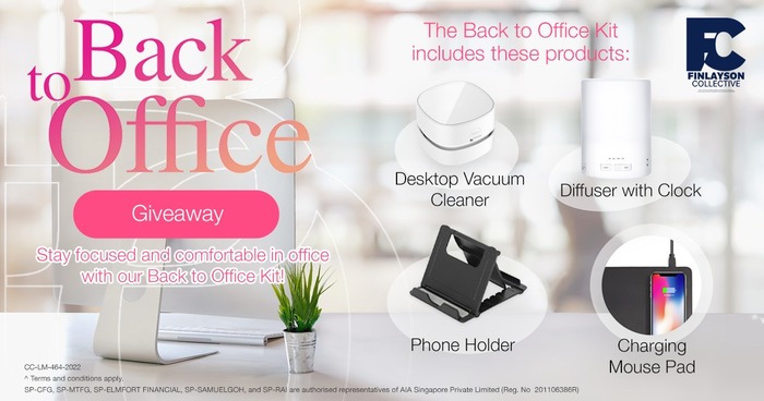 Giveaway: 5,000 sets of Back to Office kit to be given out!