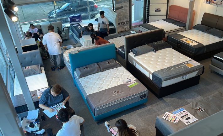 This mattress store offers free bedframe, .90 storage bed with purchase plus enjoy up to 80% off all items