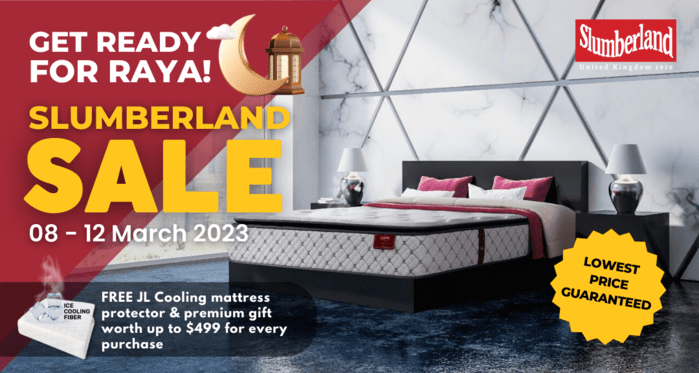 Upgrade your sleep with this mattress sale from 8 - 12 Mar 23, enjoy LOWEST PRICE GUARANTEED and FREE GIFTS worth 9!