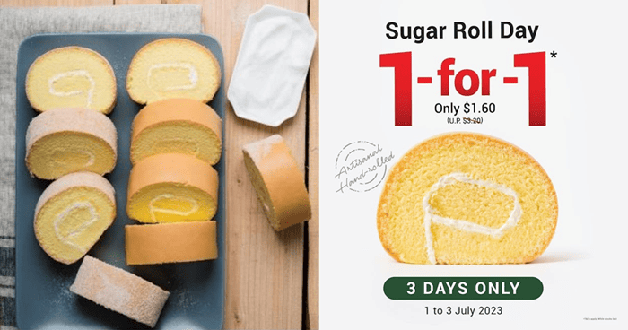 Polar Puffs & Cake offering 1-for-1 Sugar Rolls from 1 - 3 July 2023