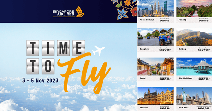 Singapore Airlines Time To Fly Travel Fair Has Fares To KL, Bangkok, Seoul & More From S8 All-Inclusive