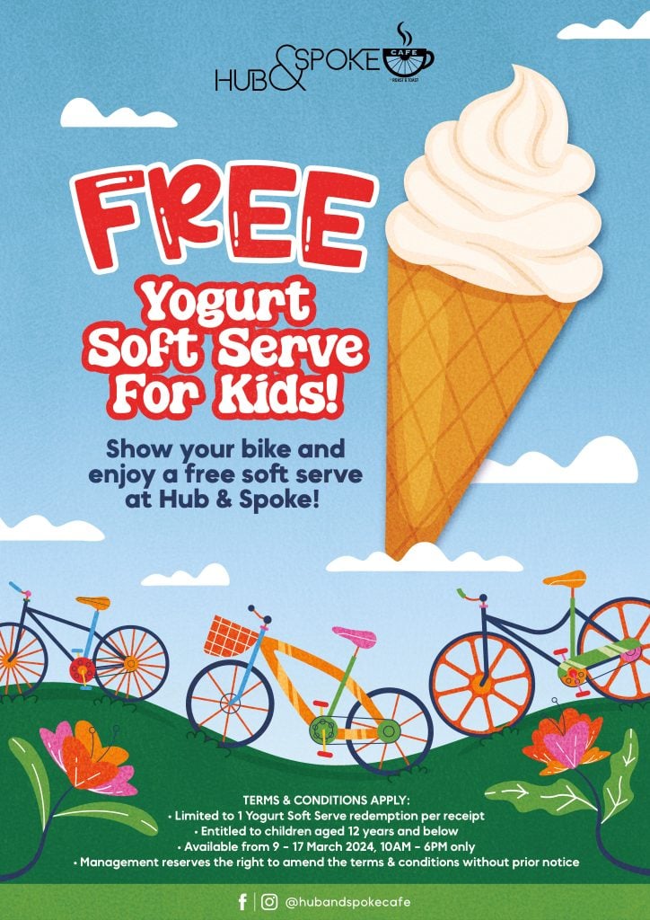 Beat the heat at Hub & Spoke this March School Holidays with FREE Yoghurt Soft Serve for kids - 11