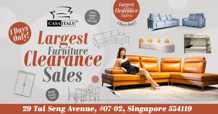 Unveiling Casa Italy Furniture's Largest Clearance Sale: 4 Days Only! Hurry! First Come First Serve! While Stocks Last!
