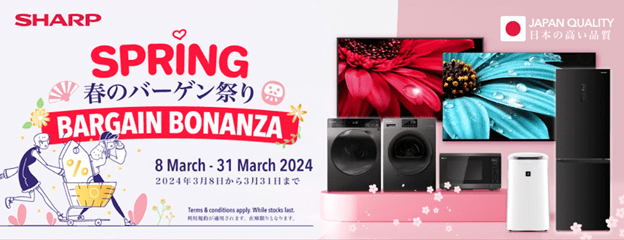 SHARP’s Spring Bargain Bonanza from now till 31 March! - 27
